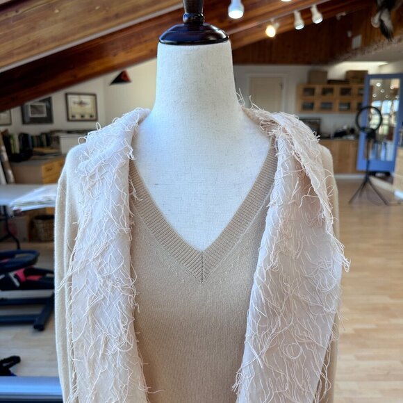 Louis Vuitton Cashmere pullover sweater with button on Accent Vintage (ish) XL - Picture 3 of 14